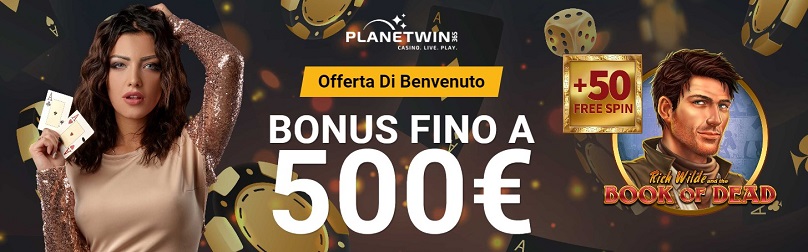 planetwin365 casino bonus