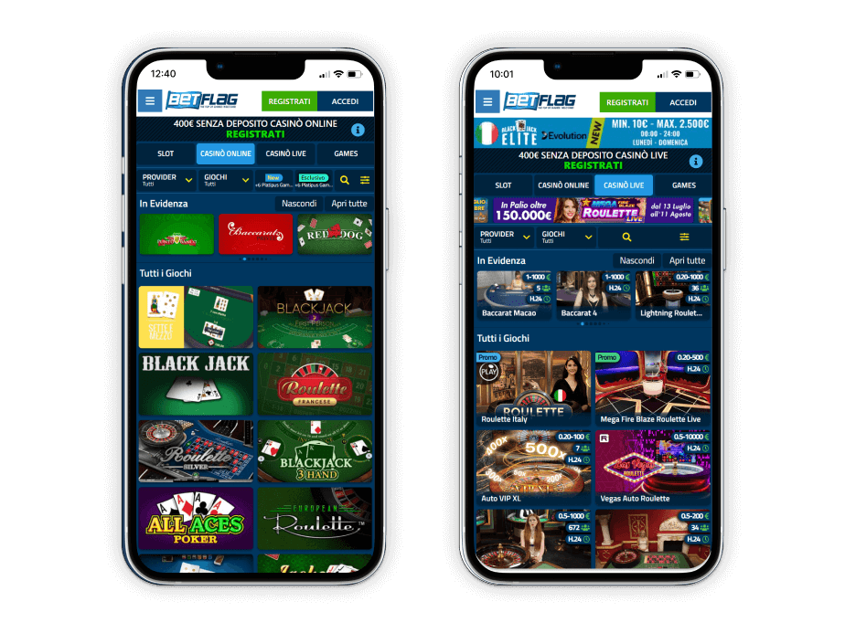 betflag casino mobile online