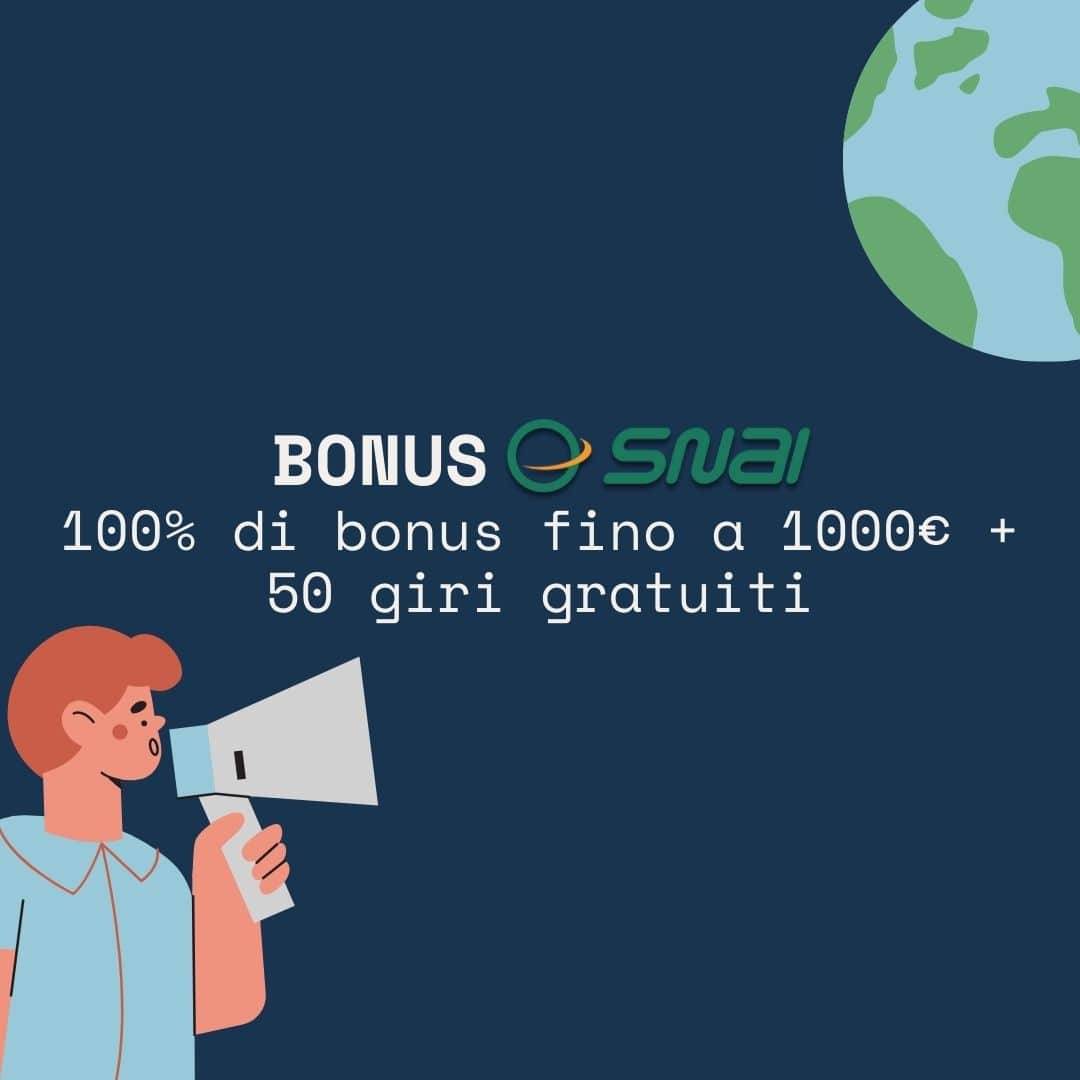 bonus 100% Snai Casinò