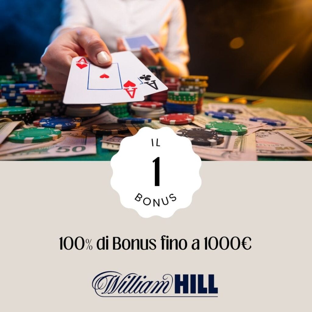 bonus 100% william hill
