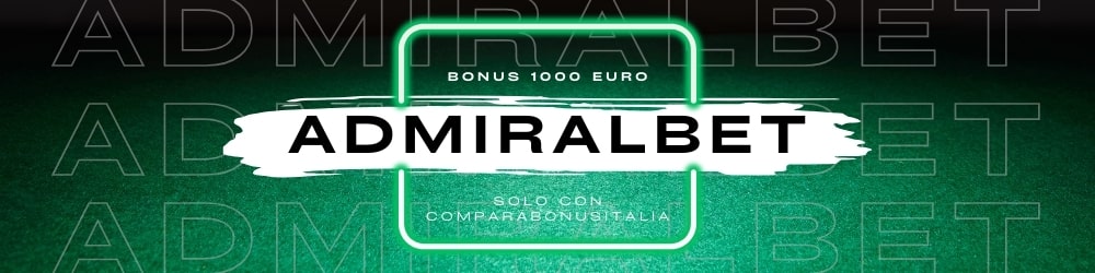 bonus admiralbet casinò 1000 euro